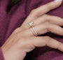 Antiquecut custom pear cut lab grown diamond ring process