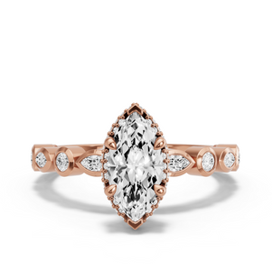Image for Marquise Dual Halo Ring with Alternating Marquise band