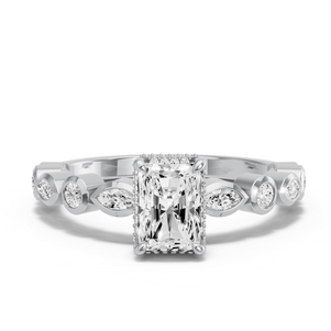 Image for Radiant Dual Halo Ring with Alternating Marquise band