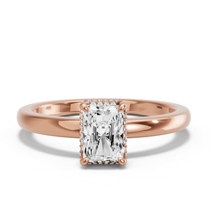 Image for Radiant Dual Halo Ring with Solitaire band