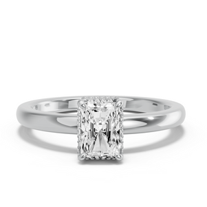 Image for Radiant Dual Halo Ring with Solitaire band
