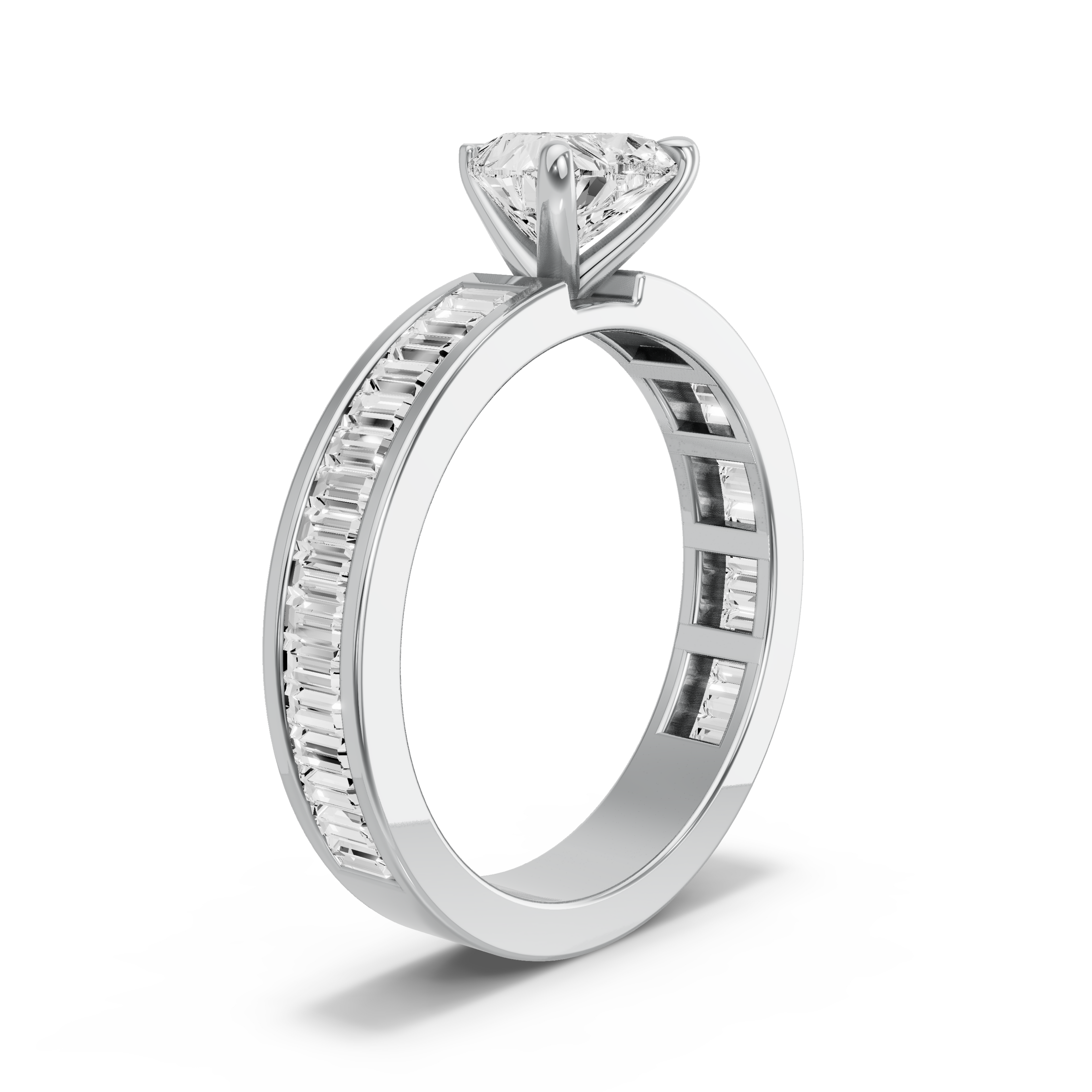Image for heart-four-prong-ring-with-baguette-channel-band-in-14k-white-gold
