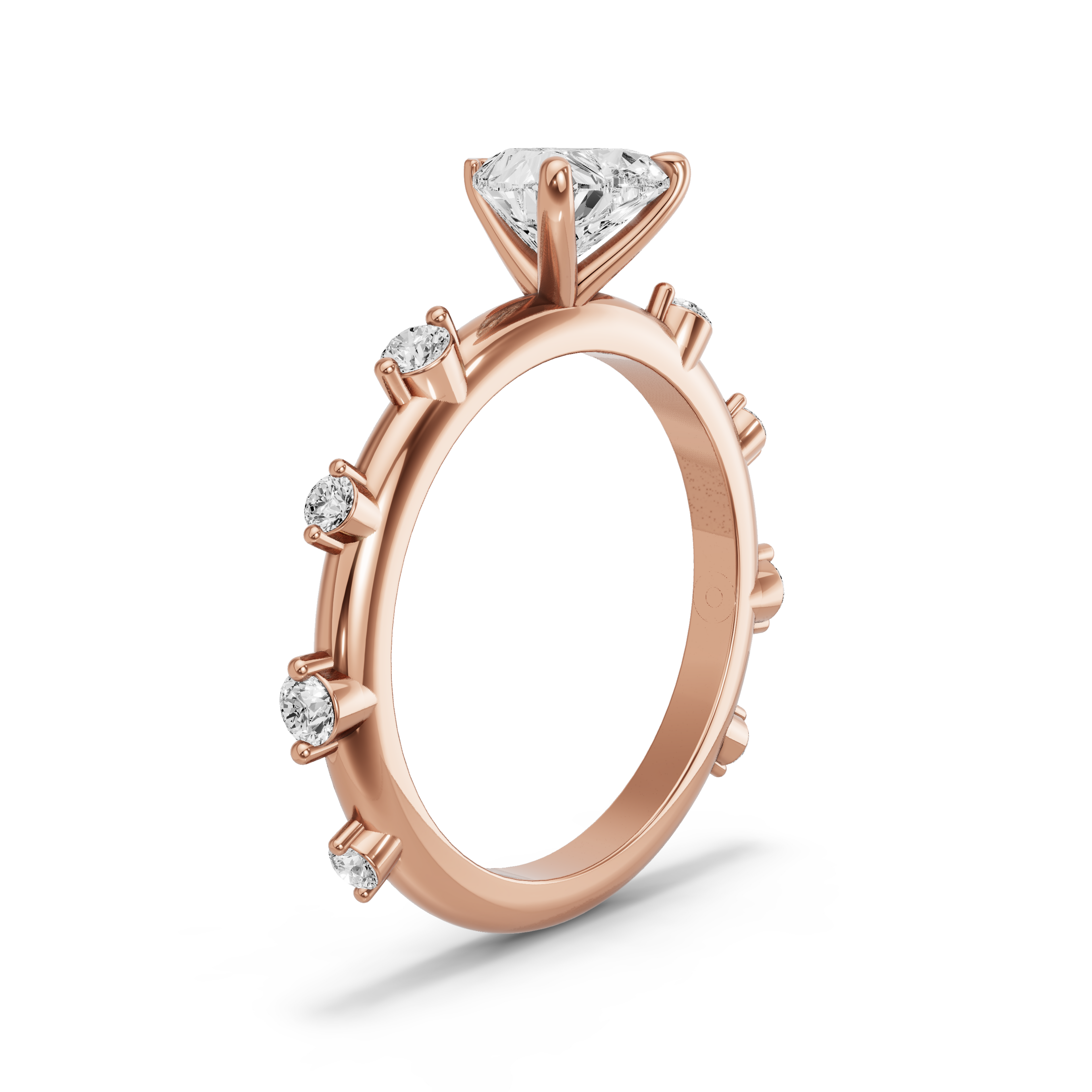 Image for heart-four-prong-ring-with-floating-station-band-in-10k-rose-gold