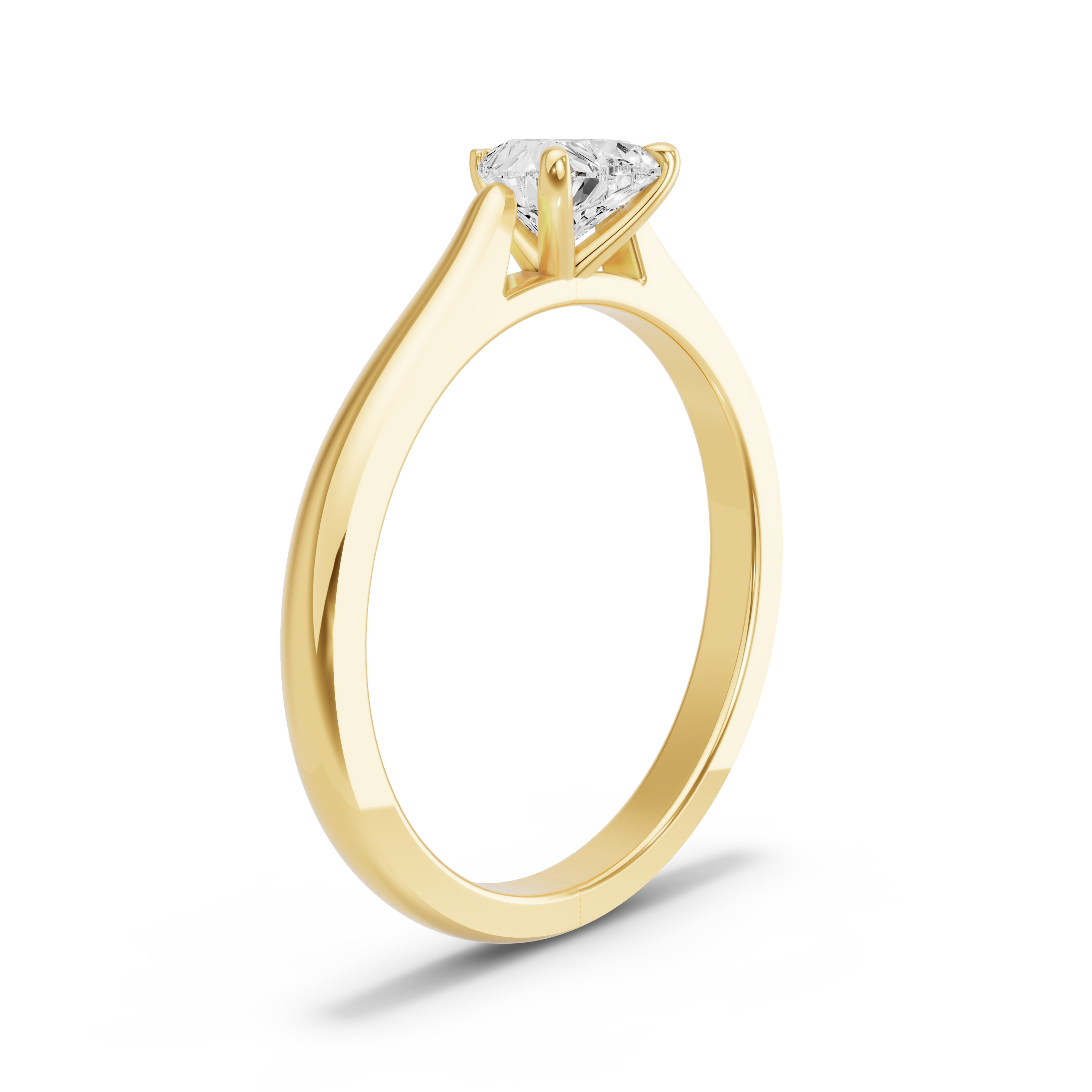 Image for heart-four-prong-ring-with-knife-edge-cathedral-band-in-18k-yellow-gold