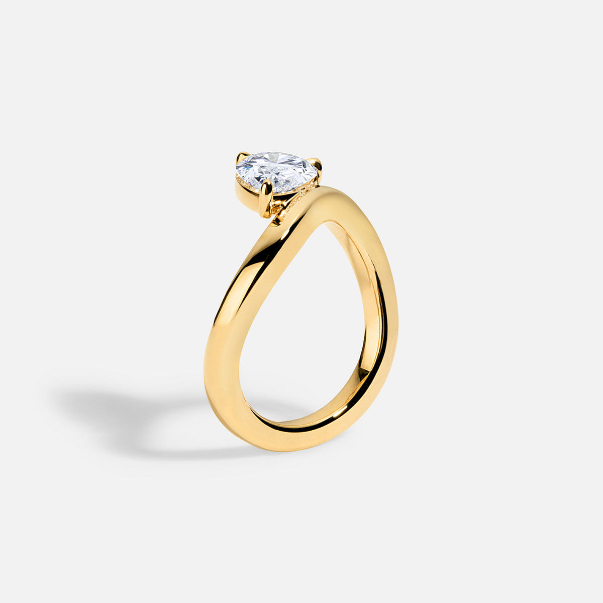 2.00ct D VVS Lab Grown Diamond Engagement Ring | IGI Certified | 18K Gold | custom order for Zach Boerchers (discount code :- SAVE300$ )