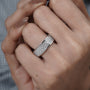 IGI certified lab grown round diamond band