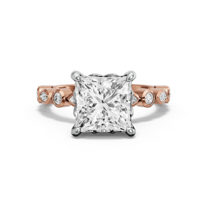 Image for Princess Lotus Basket Ring with Alternating Marquise band