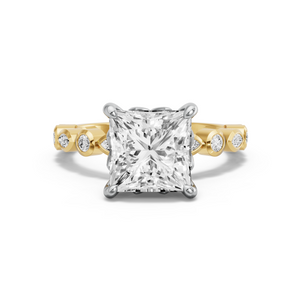 Image for Princess Lotus Basket Ring with Alternating Marquise band