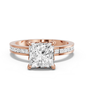 Image for Princess Lotus Basket Ring with Channel band