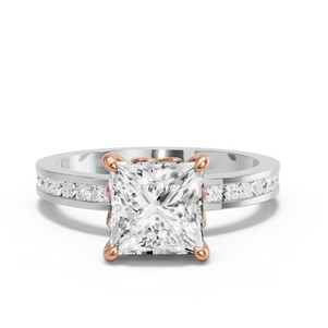 Image for Princess Lotus Basket Ring with Channel band