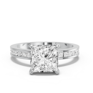 Image for Princess Lotus Basket Ring with Channel band