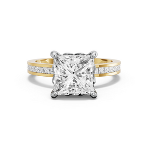 Image for Princess Lotus Basket Ring with Channel band