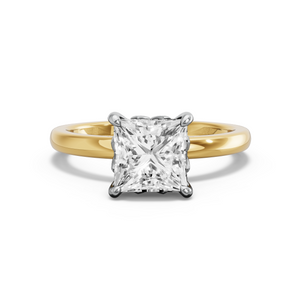 Image for Princess Lotus Basket Ring with Solitaire band