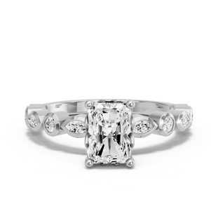 Image for Radiant Lotus Basket Ring with Alternating Marquise band