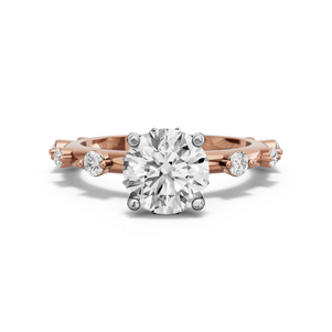 Image for Round Lotus Basket Ring with Floating Station band