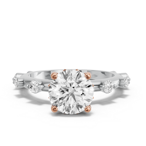 Image for Round Lotus Basket Ring with Floating Station band