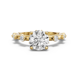 Image for Round Lotus Basket Ring with Floating Station band