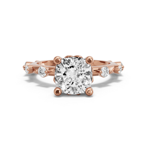 Image for Cushion Lotus Basket Ring with Floating Station band