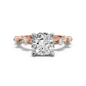 Image for Cushion Lotus Basket Ring with Floating Station band