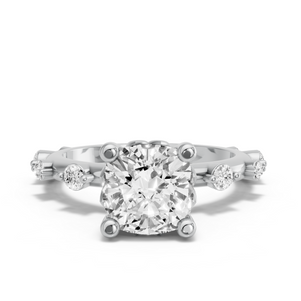 Image for Cushion Lotus Basket Ring with Floating Station band