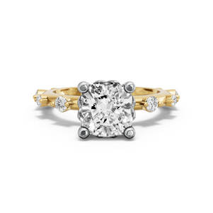 Image for Cushion Lotus Basket Ring with Floating Station band