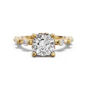 Image for Cushion Lotus Basket Ring with Floating Station band