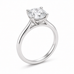 Round Cut Diamond Solitaire Ring