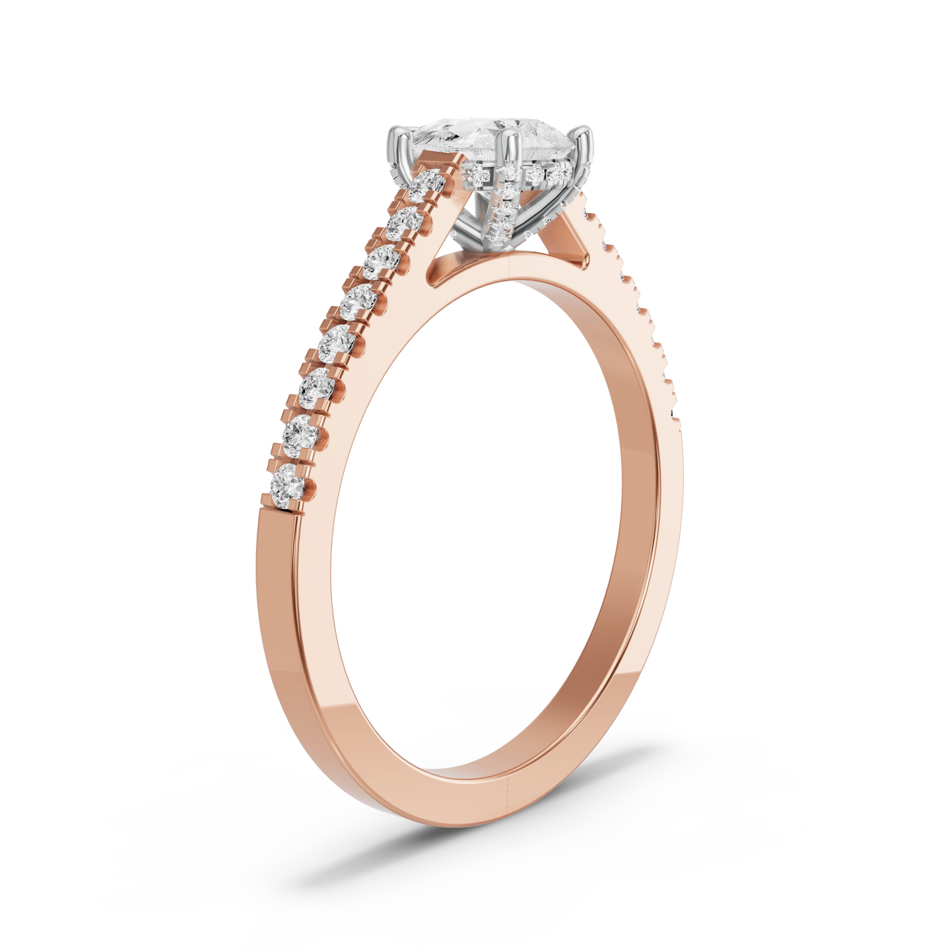 Image for pear-pave-basket-ring-with-cathedral-pave-band-in-14k-two-tone-rose-gold