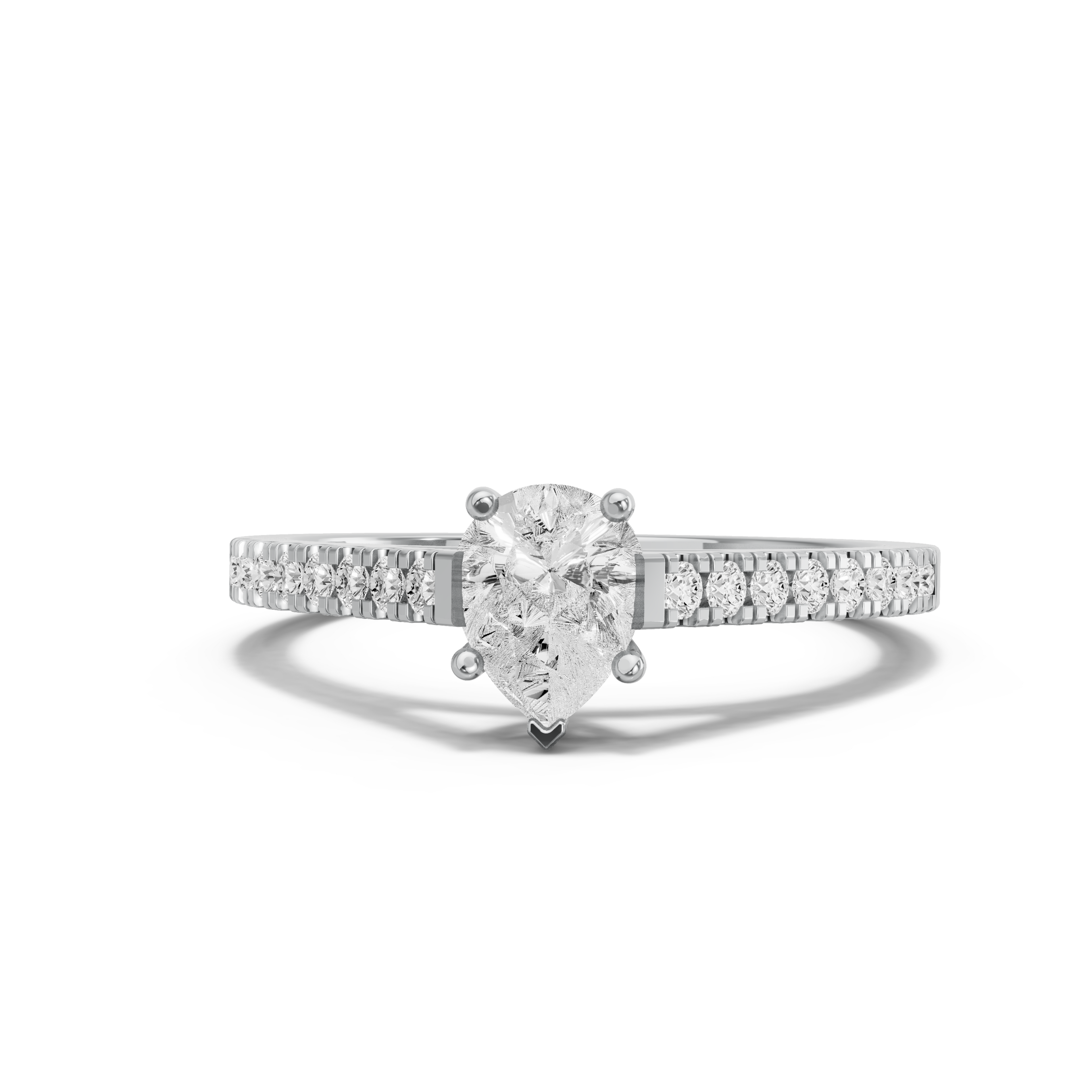 Image for pear-pave-basket-ring-with-cathedral-pave-band-in-950-platinum