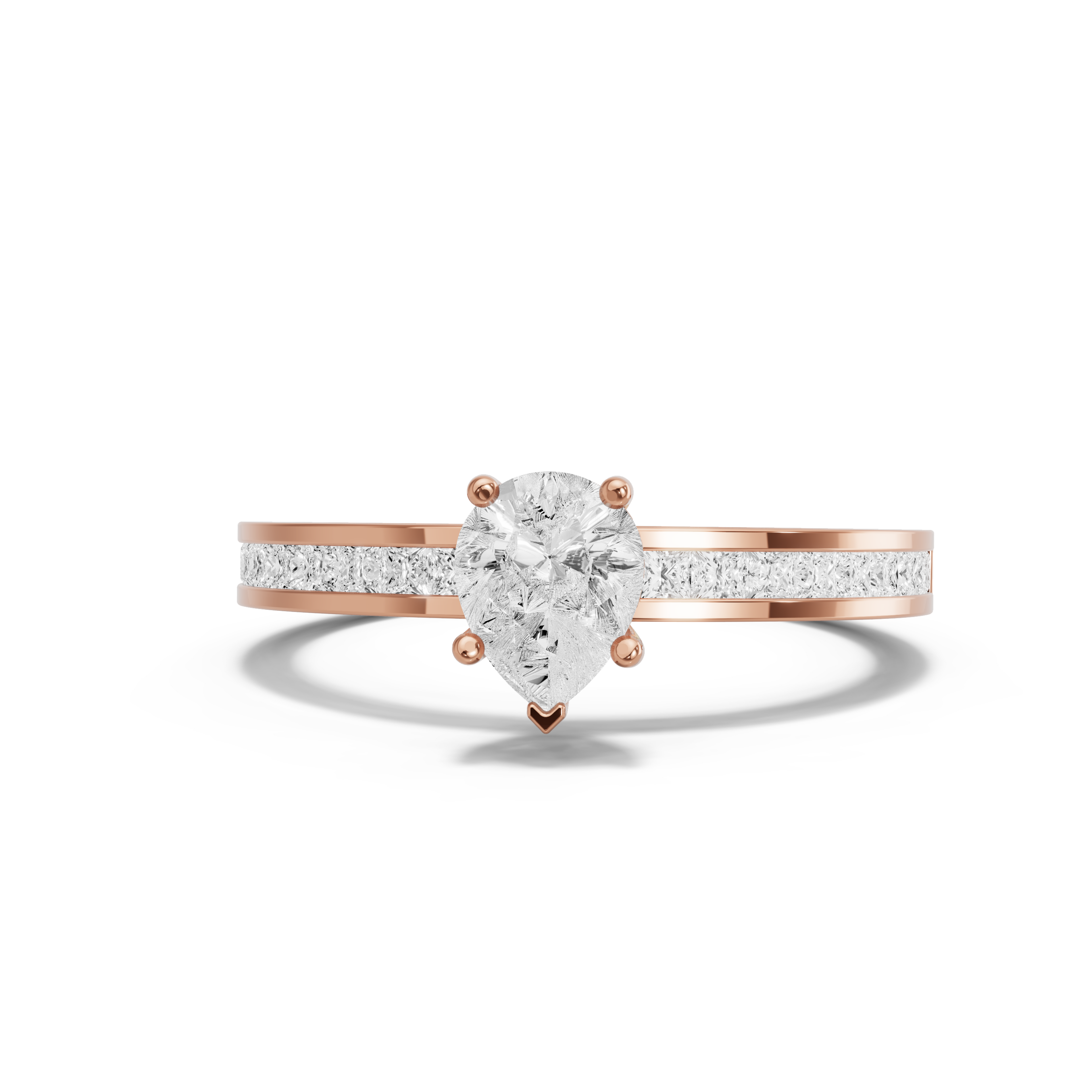 Image for pear-pave-basket-ring-with-channel-band-in-14k-rose-gold