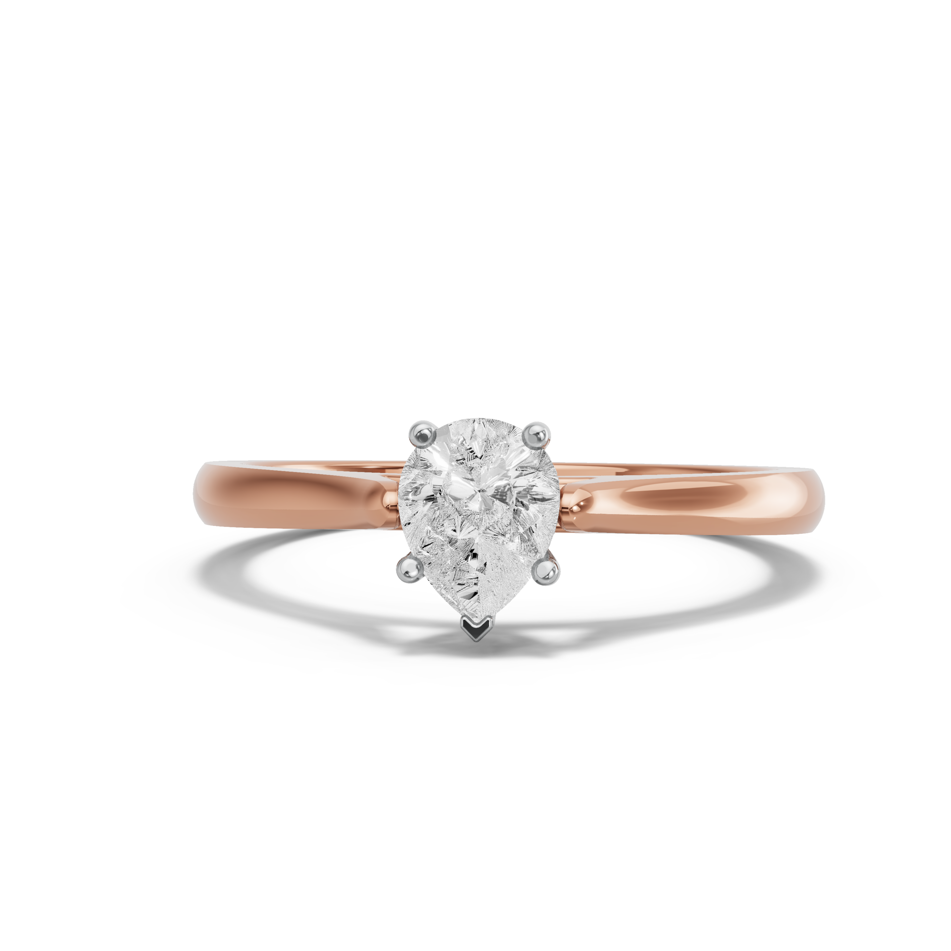 Image for pear-pave-basket-ring-with-knife-edge-cathedral-band-in-14k-two-tone-rose-gold
