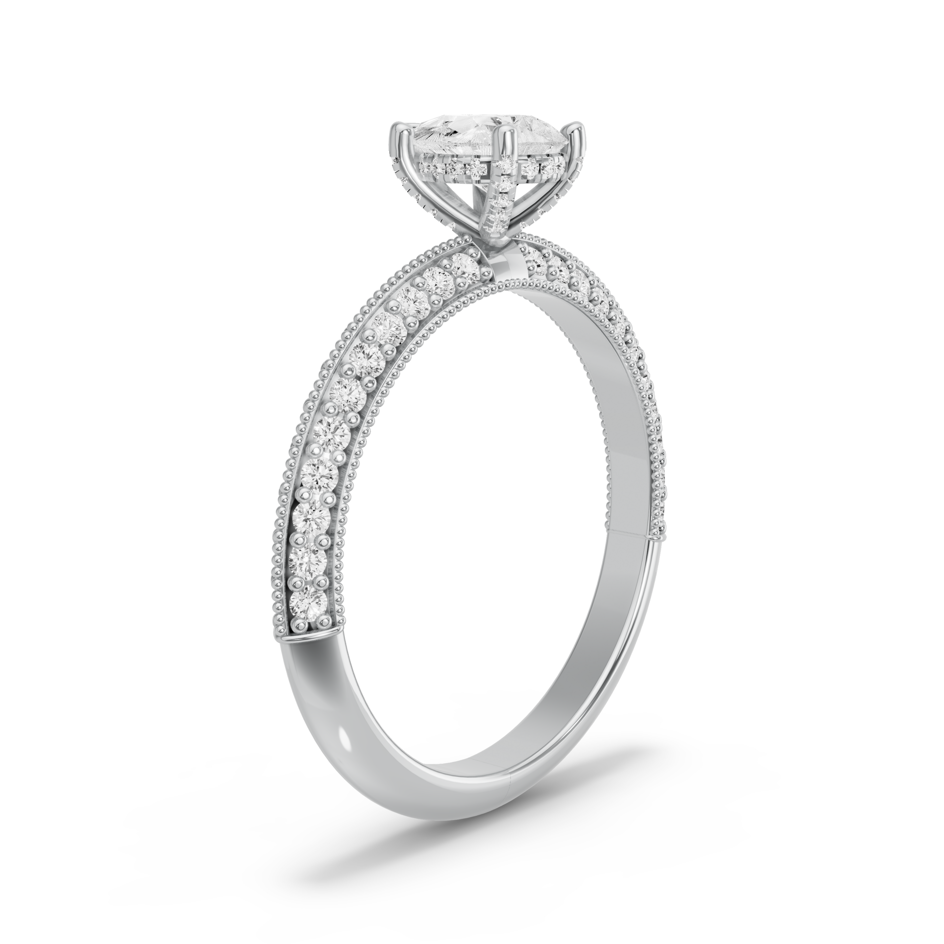 Image for pear-pave-basket-ring-with-knife-edge-pave-band-in-950-platinum