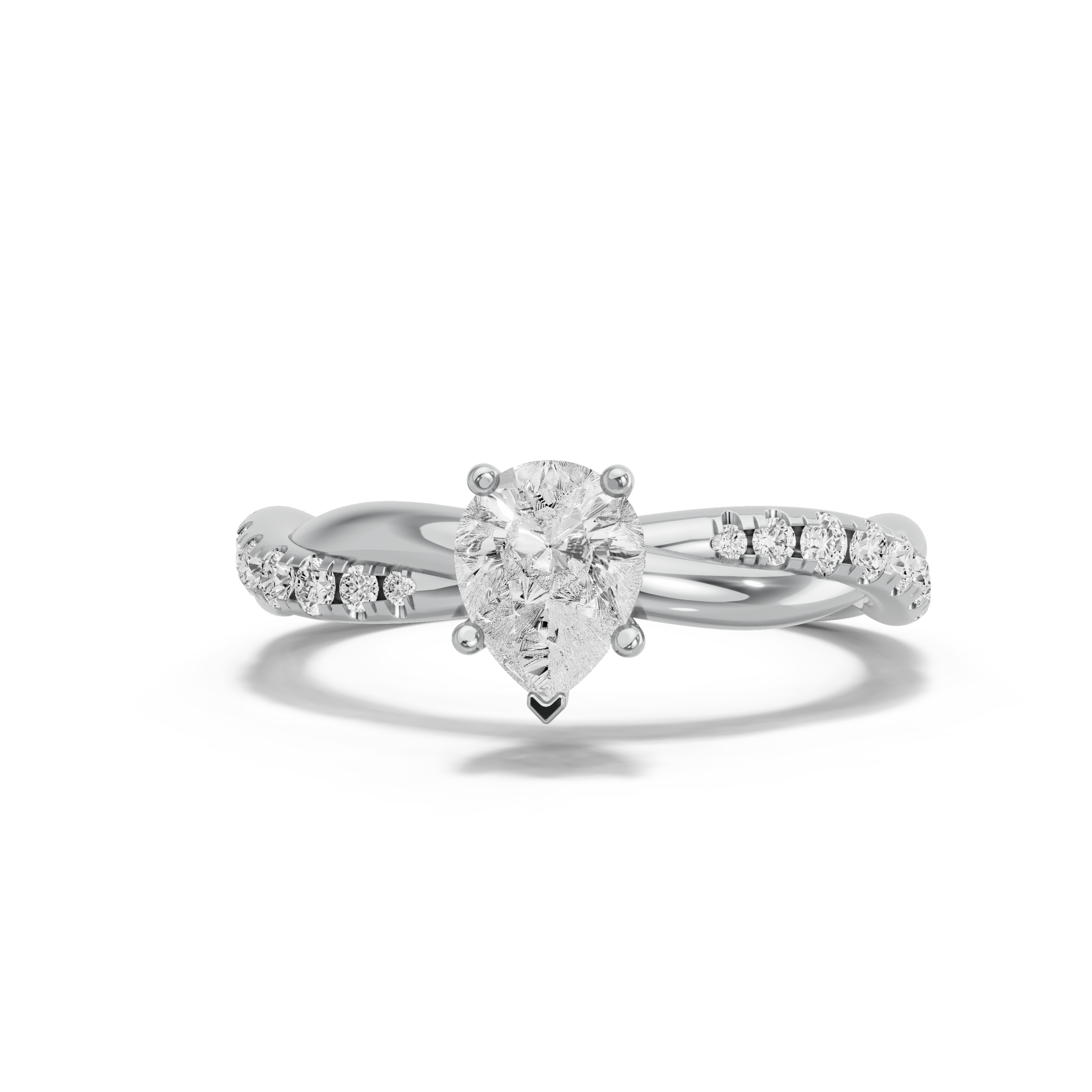 Image for pear-pave-basket-ring-with-rope-pave-band-in-950-platinum
