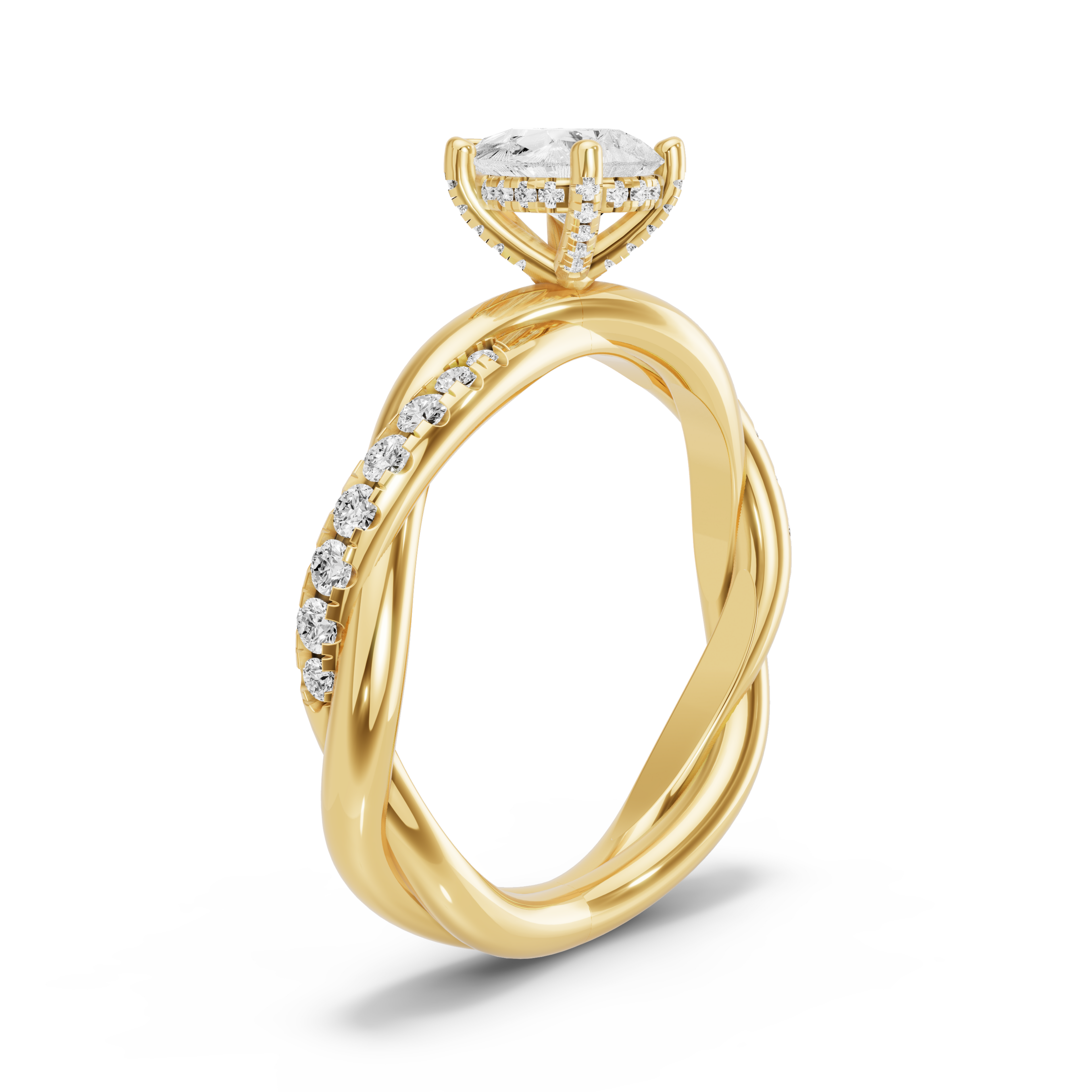 Image for pear-pave-basket-ring-with-rope-pave-band-in-18k-yellow-gold