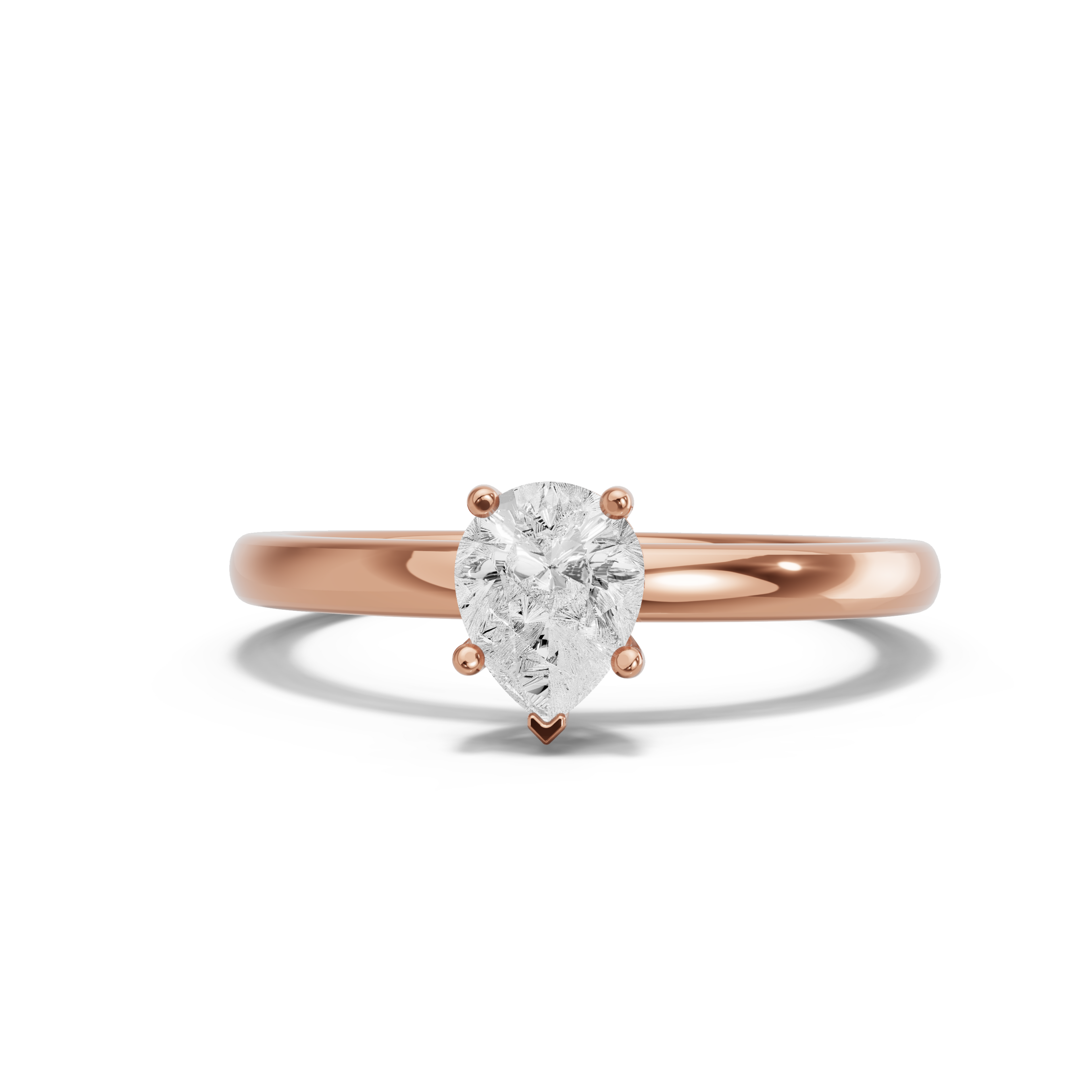 Image for pear-pave-basket-ring-with-solitaire-band-in-18k-rose-gold
