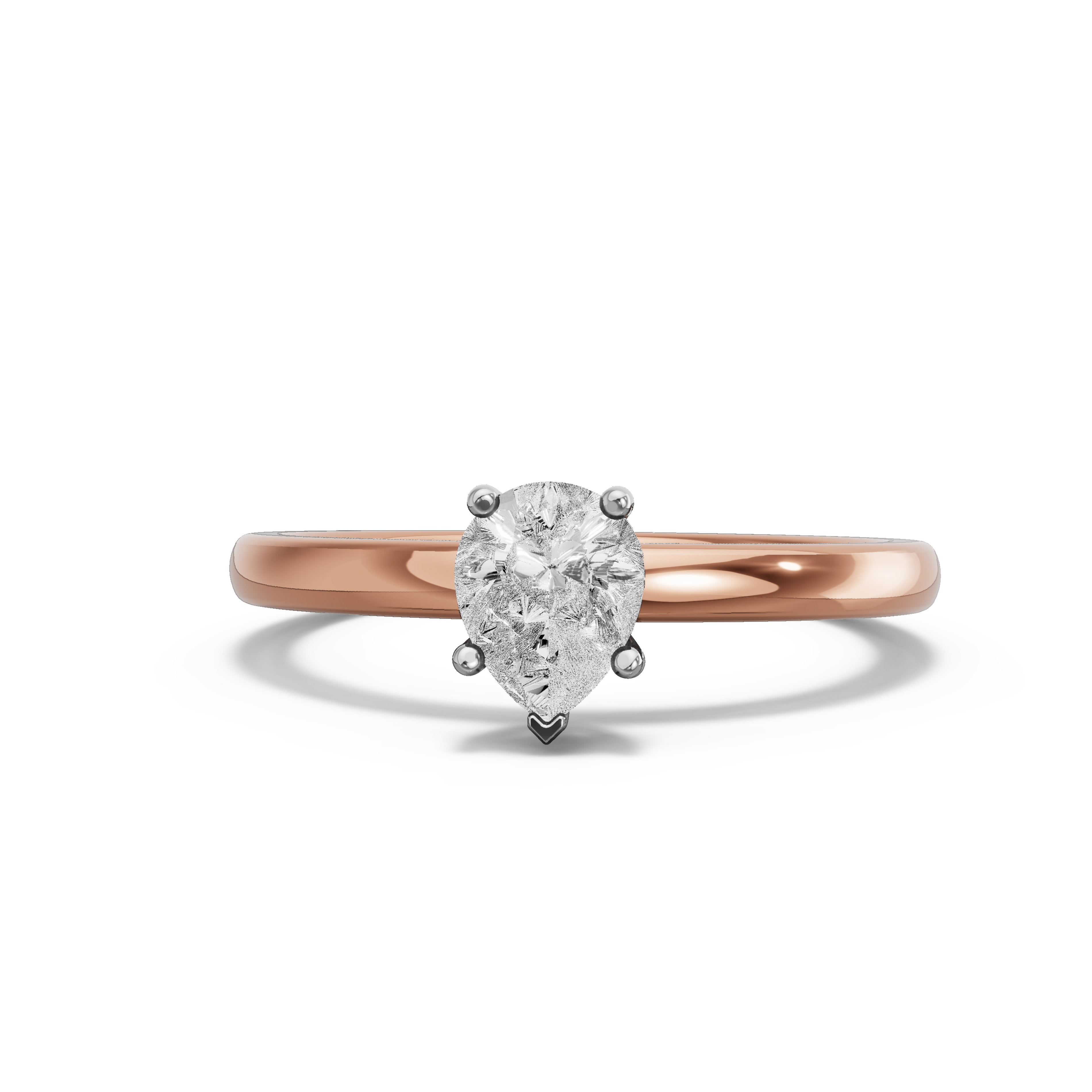 Image for pear-pave-basket-ring-with-solitaire-band-in-14k-two-tone-rose-gold