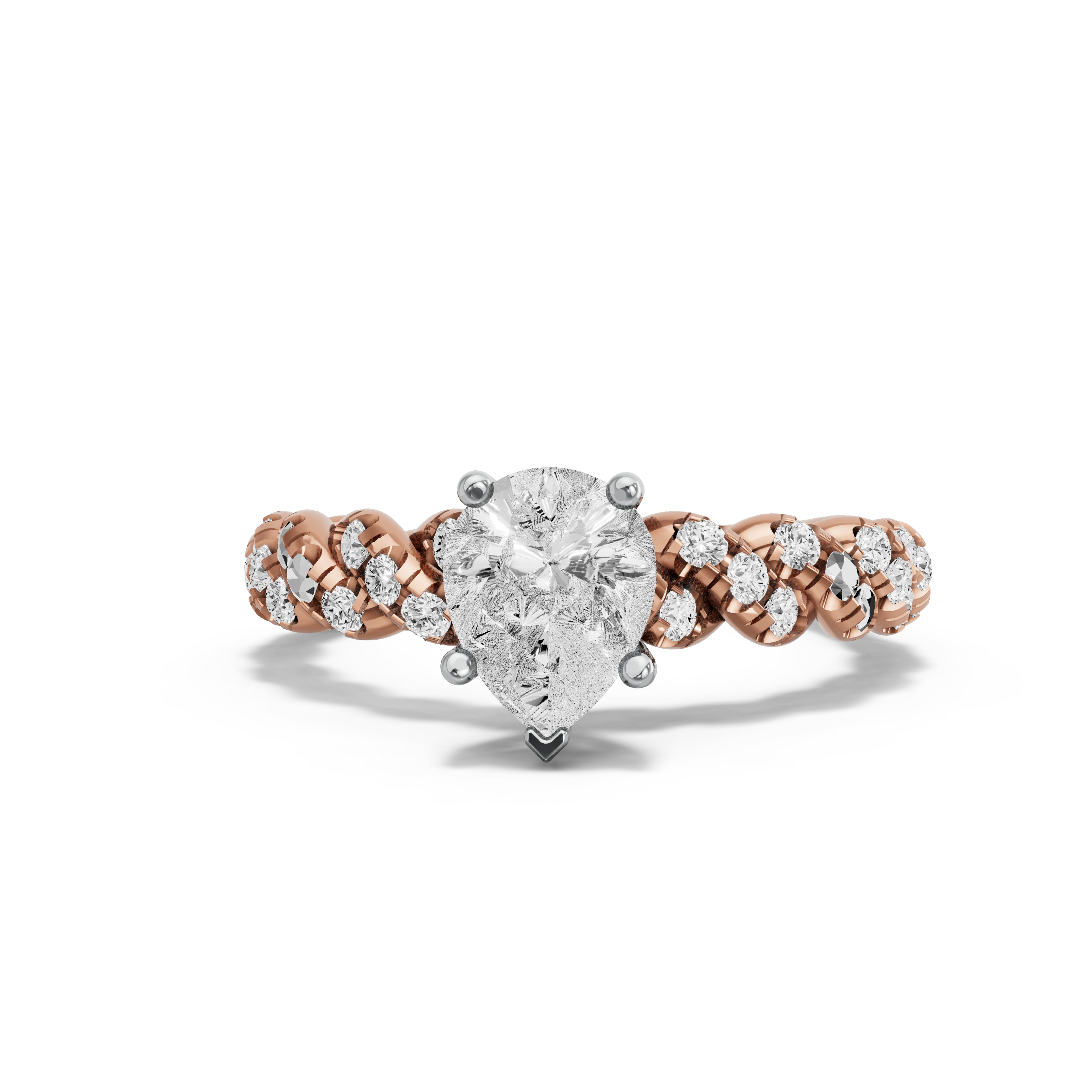 Image for pear-pave-basket-ring-with-twist-pave-band-in-10k-two-tone-rose-gold