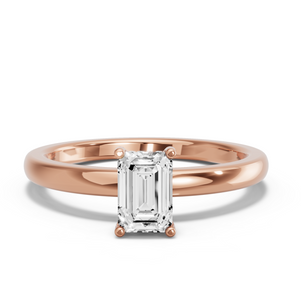 Image for Radiant Pave Basket Ring with Solitaire band