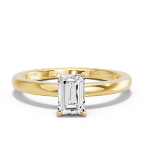 Image for Radiant Pave Basket Ring with Solitaire band
