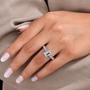 Radiant Cut Diamond Engagement Ring