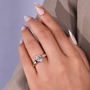 IGI certified 1.60ct oval diamond engagement ring in yellow gold