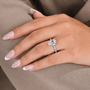 Pear Cut Diamond Ring