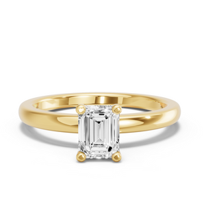 Image for Emerald Surprise diamond Ring with Solitaire band
