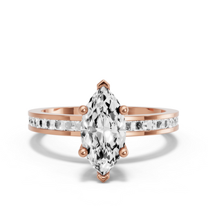 Image for Marquise Surprise diamond Ring with Channel band