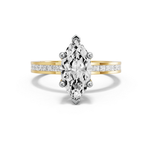 Image for Marquise Surprise diamond Ring with Channel band