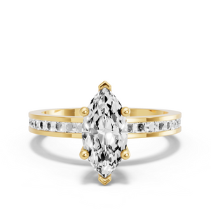 Image for Marquise Surprise diamond Ring with Channel band