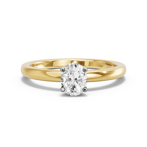 Image for Oval Surprise diamond Ring with Solitaire band