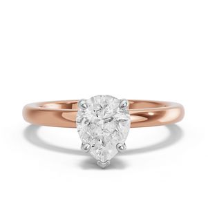 Image for Pear Surprise diamond Ring with Solitaire band