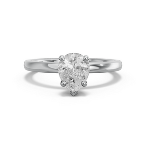 Image for Pear Surprise diamond Ring with Solitaire band