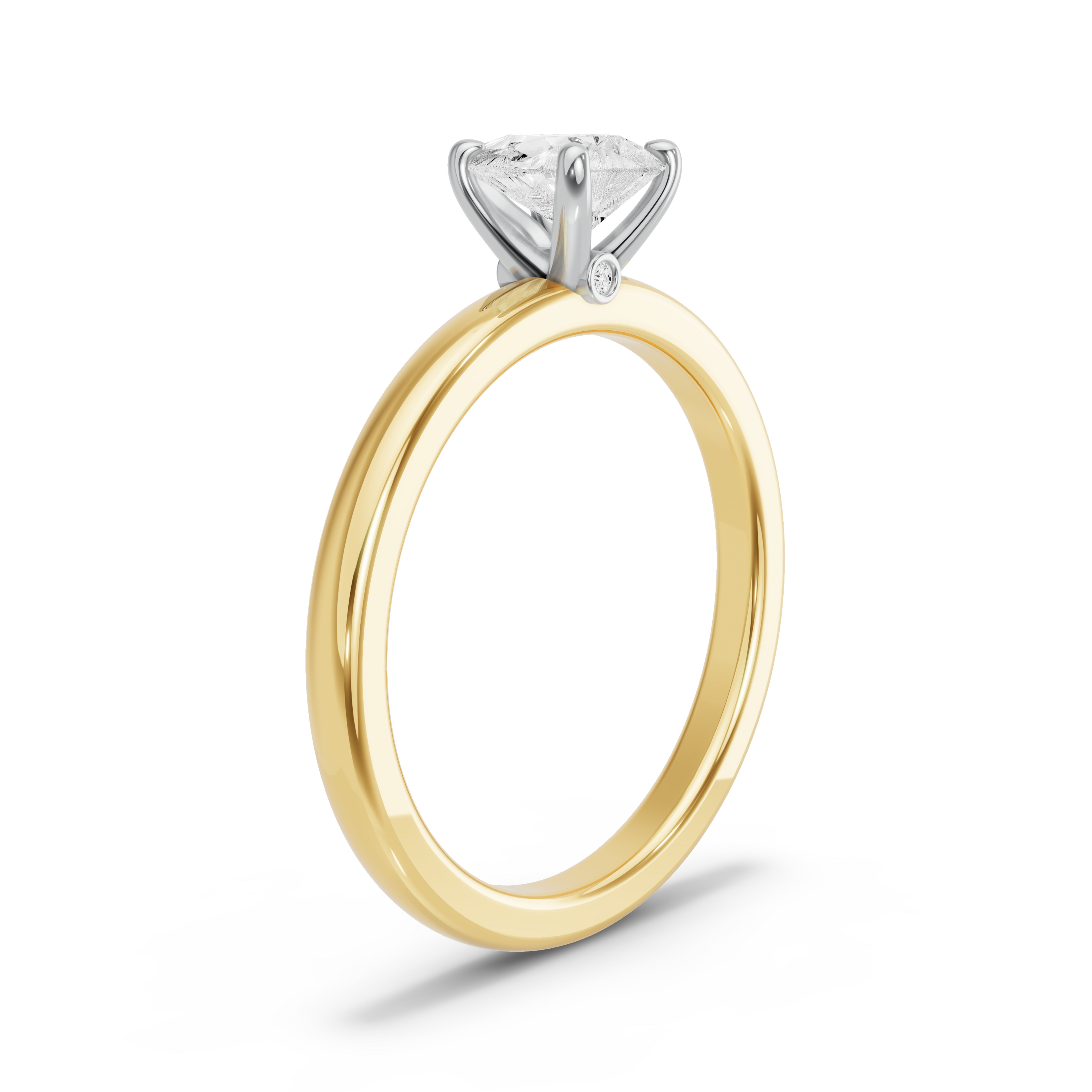 Image for Pear Surprise diamond Ring with Solitaire band